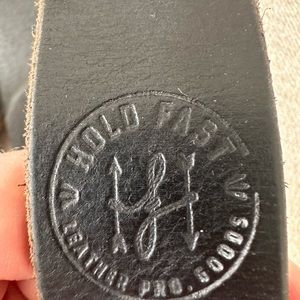 Hold Fast black Leather “Money Maker” Double Camera Harness